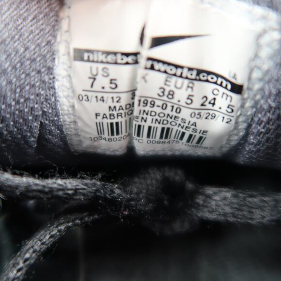 Nike Shoes Womens 7.5 Athletic Trainers Running Workout Sneakers Casual Black - Picture 14 of 14